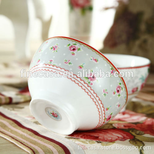 5.5 Inches Elegant Style New Bone China Japanese Porcelain Noodle Bowls